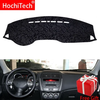 

Rose Pattern Non-slip Dashmat Dash Mat Dashboard Cover Pad Cover Carpet Car Sticker for Mitsubishi ASX 2013-2019 Car Styling