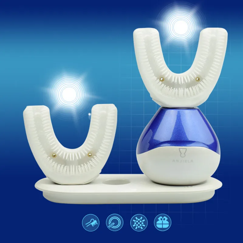 

In Stock!! Wireless Charge Adult Electric Toothbrush Rechargeable Ultrasonic 360 Degree Intelligent Fully Automatic Toothbrush