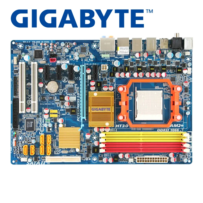 

For AMD 770 AM2 AM2+ Gigabyte GA-MA770-DS3 Motherboard DDR2 Socket MA770 MA 770 Desktop Mainboard Systemboard MA770-DS3 Used