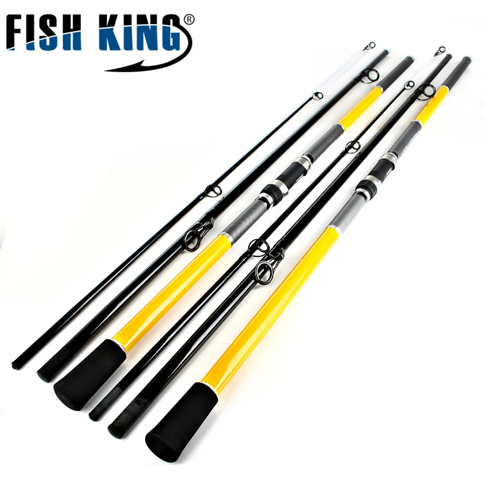 

FISHKING 99% Carbon 3 Section 3.6M 3.9M 4.2M 4.5M Carp Fishing Rod Peche Pesca Tackle Outdoor Sports