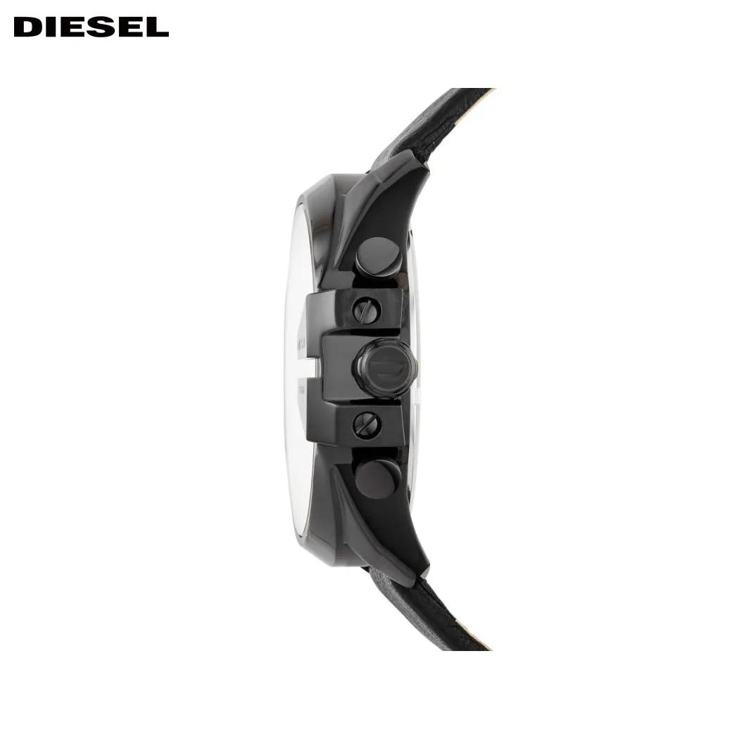 Наручные часы Diesel DZ4323 мужские с кварцевым хронографом на кожаном