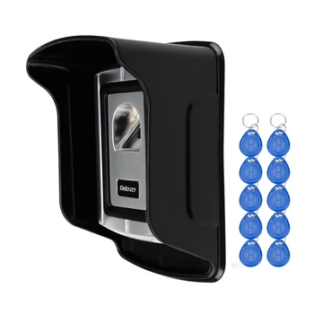 

Standalone RFID Metal Fingerprint Lock Scanner Machine With 125KHz Access Control Key Card With Waterproof Cover Protector