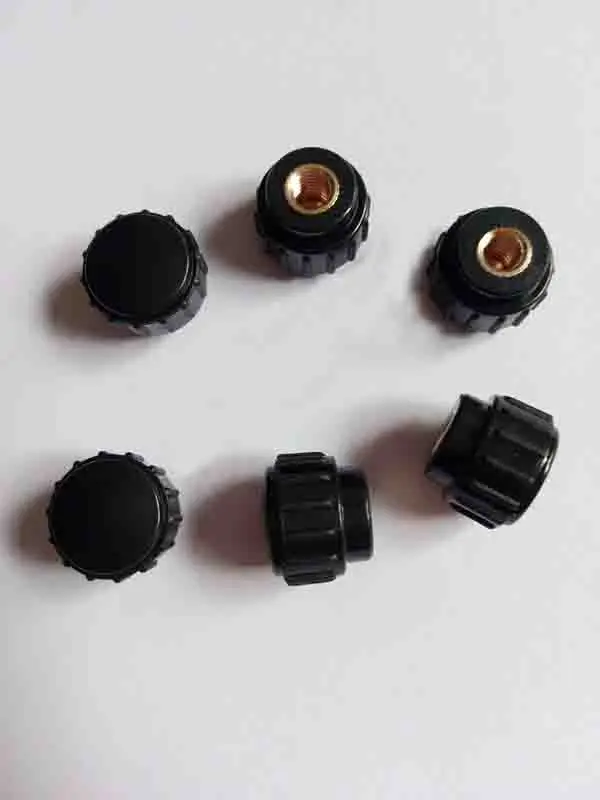 

M3 M4 M5 hand twist Nuts round plastic head Copper nut knob bolt whirling rotating