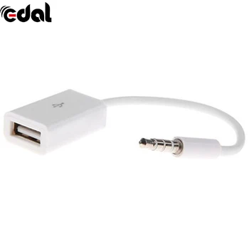 

3.5 AUX Audio Plug To USB 2.0 Converter USB Aux Cable Cord For Car MP3 Speaker U Disk USB Flash Drive Accessories