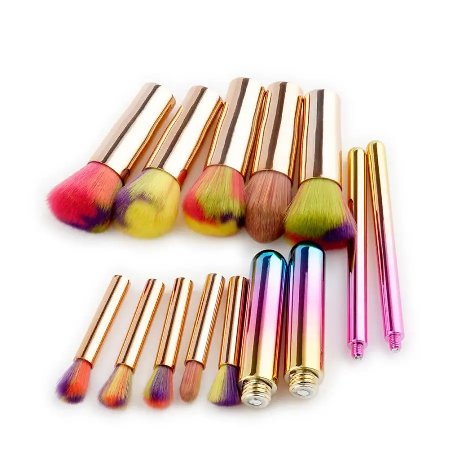 New 10pcs Cosmetic Makeup Brush Blusher Eye Shadow Brushes Set Kit Cosmetic Makeup Brush Set Makyaj