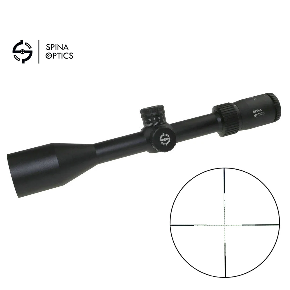 

SPINA OPTICS NEW Hunting Optics Sights 3-12x44 Riflescope Precise Elevation Adjustable Crosshair Rifle Scope for hunting