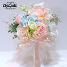 Kyunovia свадебная брошь 3 шт./компл. корсаж бутоньерки цветок невесты букет свадебных цветов букет невесты D119