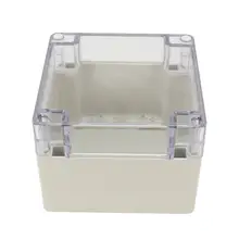 120mmx120mmx90mm ABS Junction Box Universal Project Enclosure w PC Transparent Cover