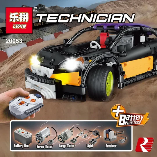 

Lepin 20053 Genuine Technic Series The Hatchback Type R Set MOC-6604 Building Blocks Bricks Educational Toys to Boy Gifts Model