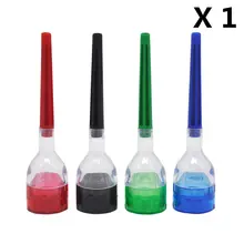 3 части конусный ролик художника многофункциональная Воронка пластиковая мельница Табак Дробилка для трав и специй ручной Cracker Muller