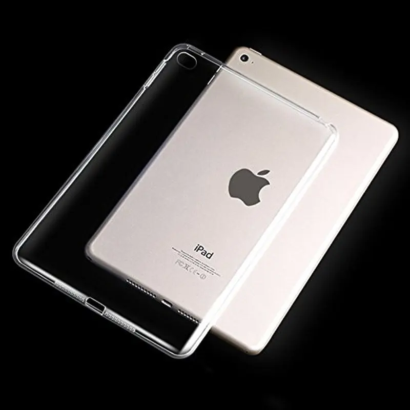 Для Apple iPad 9,7 / чехол Tpu мягкая задняя крышка бампера чехол для iPad Air 2 Pro 9,7 дюймов ультра тонкий прозрачный силиконовый чехол