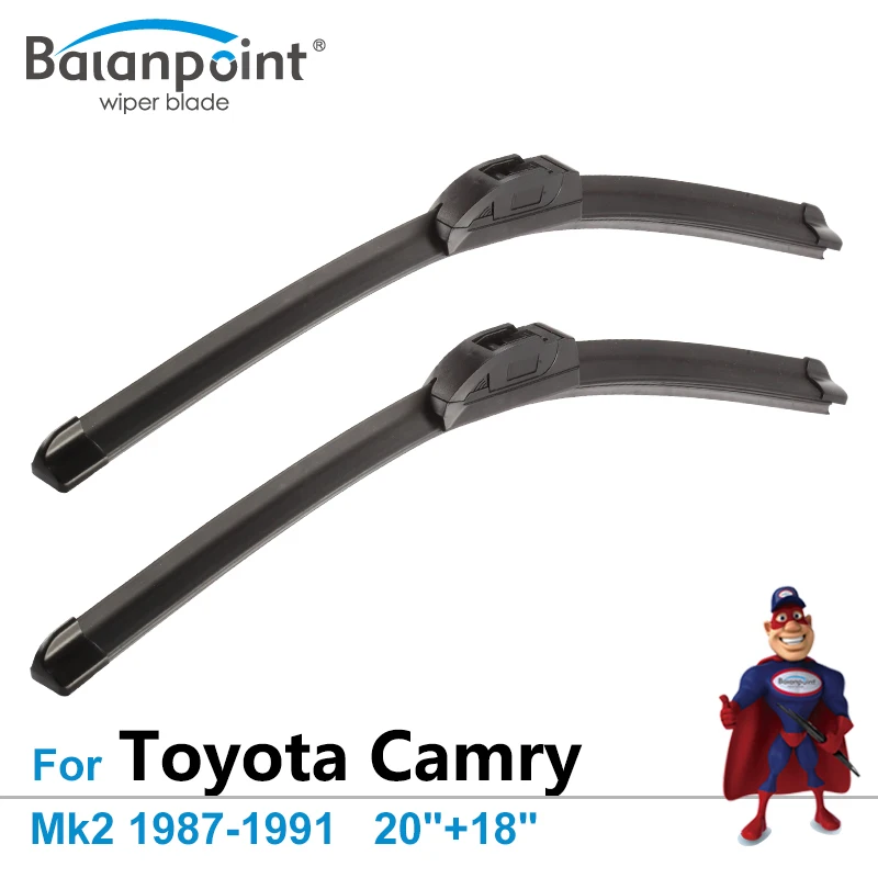 Wiper Blades For Toyota Camry Mk2 1987 1991 20"+18", Set of 2Pcs, The Best Windshield Wipersin