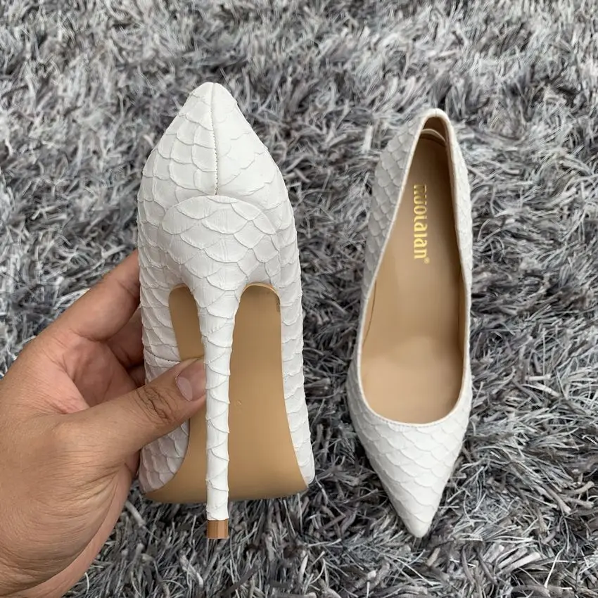 Г. Брендовая модная женская обувь пикантные белые туфли-лодочки на высоком каблуке 12 см, 10 см, 8 см, с острым носком