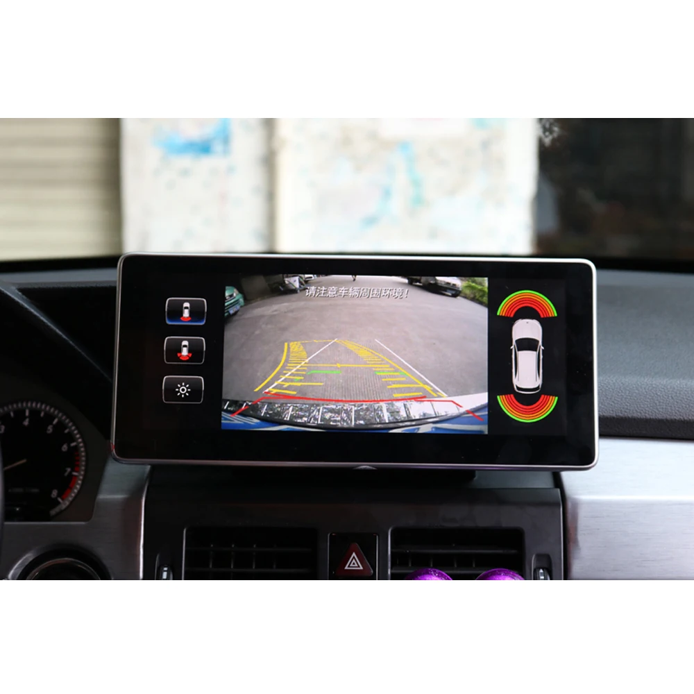8 ядерный Процессор 2 + 32G Мобильный DVR Android 10 25 дюймов Дисплей для Mercedes Benz GLK 2008 2012