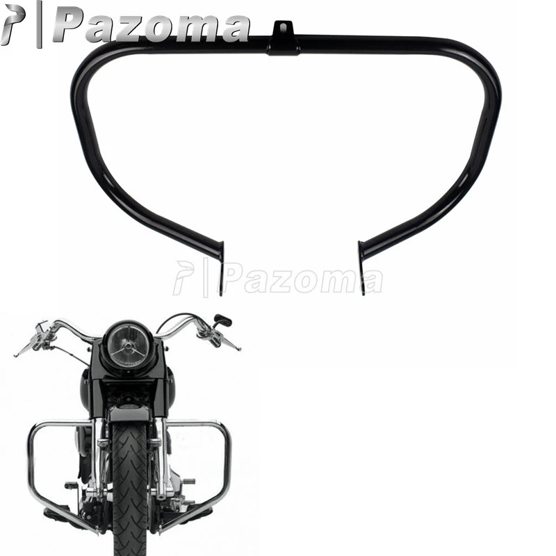 

Черный мотоцикл 1-1/4 "Защита двигателя Crash Bar для Harley Softail FLST FLSTC FLSTS FLSTSC FLSTF FLSTN 2000-2017 бампер Guard