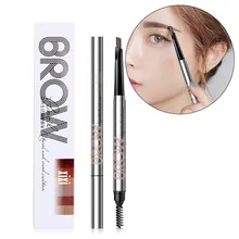 Водостойкая Подводка для глаз и бровей ручка для бровей с косметические кисти для макияжа инструмент натуральный карандаш для бровей wenkbrauw Ручка#61115