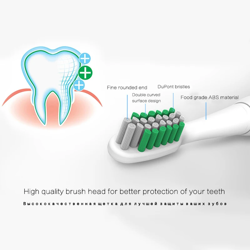Головки для зубных щеток сменные головки для Lansung U1 A39plus A1 Sn901 Sn902 зубная щетка гигиена полости рта электрические насадки для зубных щеток 5