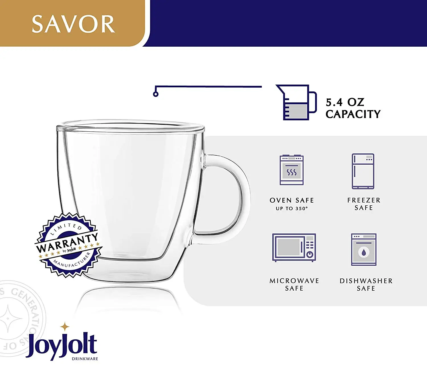 Café Expresso Conjunto De 2, 5.4-Oz Ware Bebida Café Chá Rodada