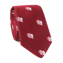 Мужские аксессуары галстук стиль Рождество Санта-Клаус шаблон Мужская шея галстук мужской галстук для вечеринок вечерние Gravatas мужской галстук 6 см