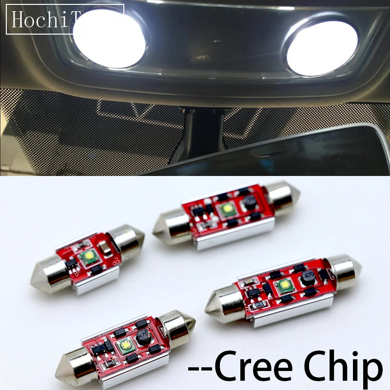 Cree LED Chip 31 мм 36 39 42 Автомобильный 5 Вт DC 12 В интерьерные Автомобильные светодиодные