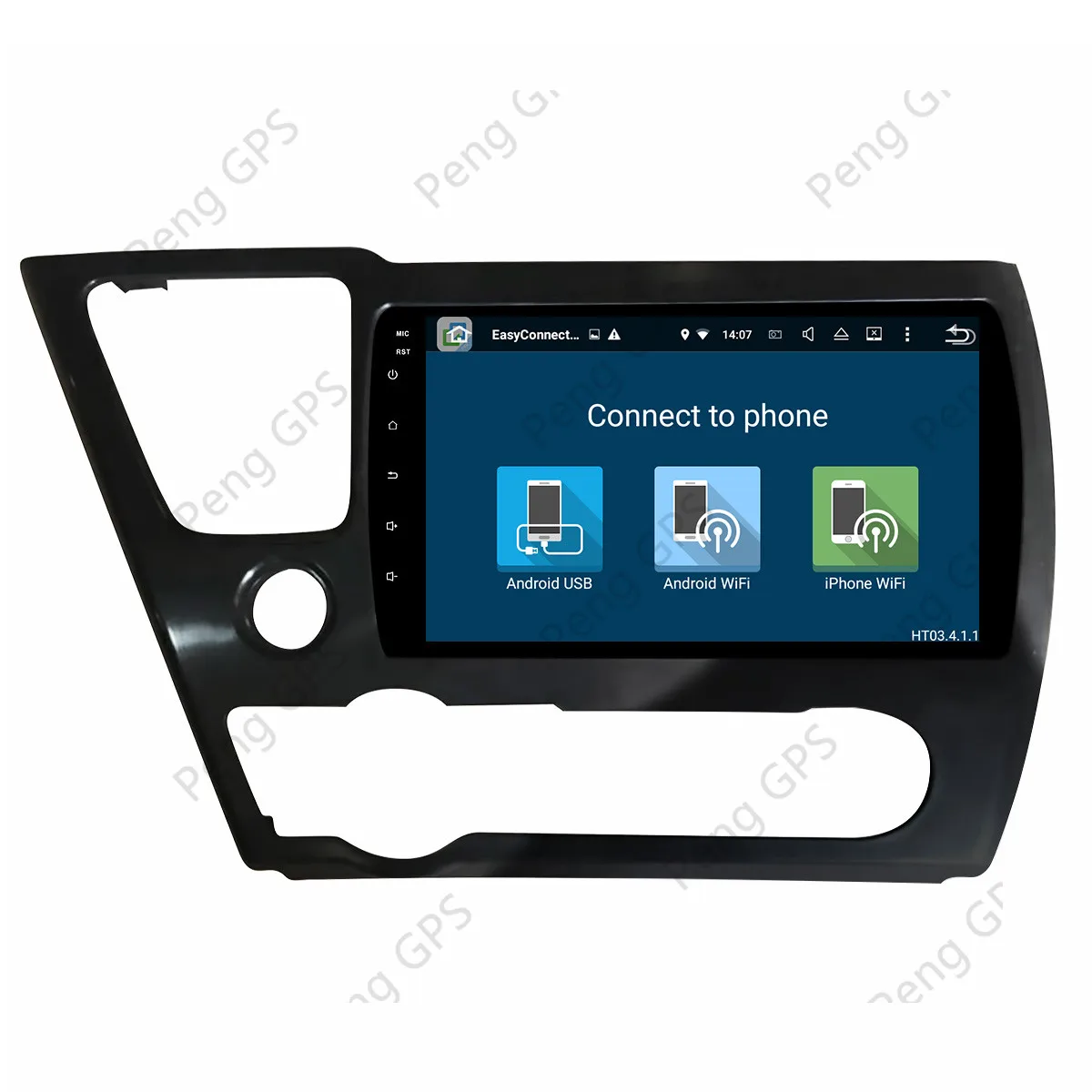 Android 9 0 4 + 64 &quotАвтомобильный Радио GPS мультимедийный плеер для Honda Civic Sedan 2013 2014 2015