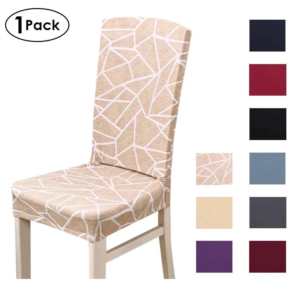 

LFH Dining Chair Cover Seat Protector Super Fit Slipcover Stretch Removable Washable Spandex Fabric for Home Hotel Slipcoverve