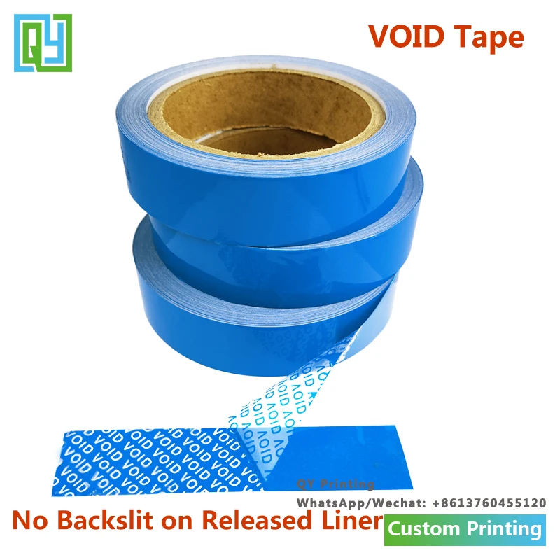 25mmx30mRollTamperEvidentSecurityTapeAdhesivePackingTapes