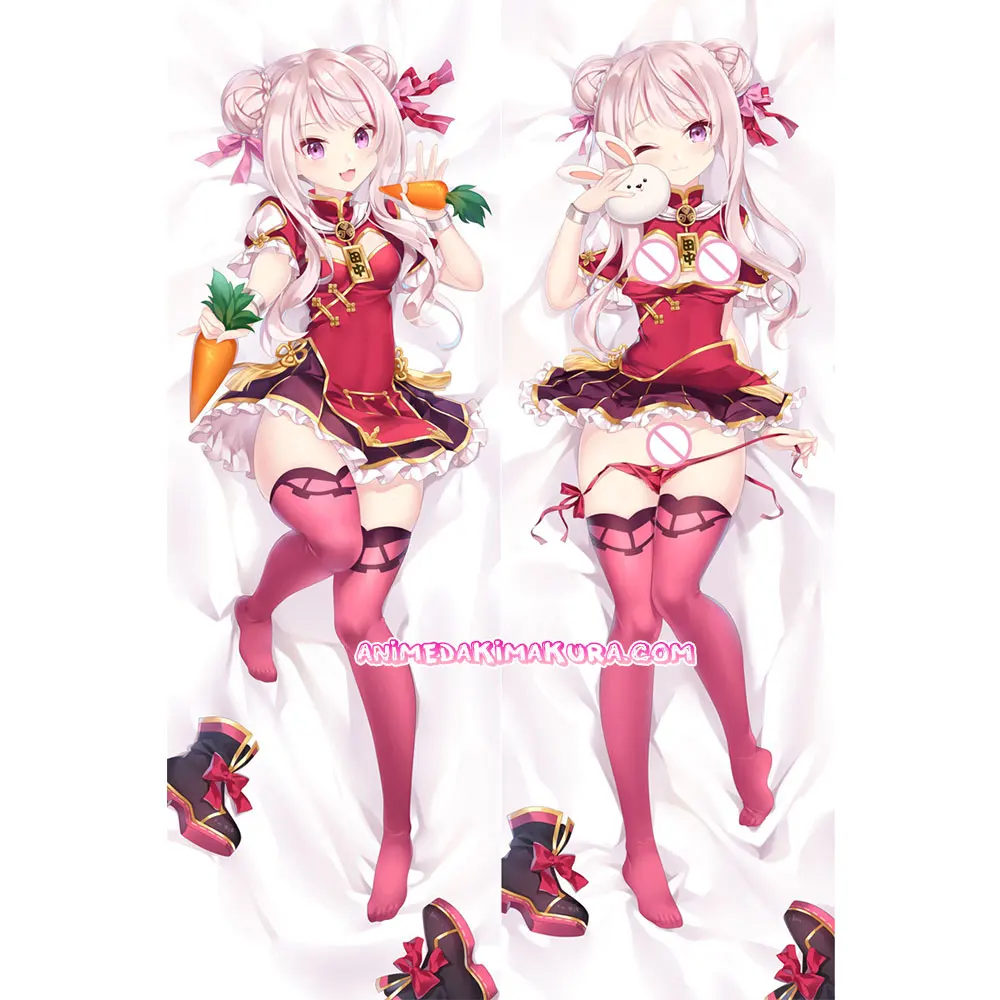 YouTuber Dakimakura Tanaka Hime Anime Girl Hugging Body Pillow Case Cover - Цвет: 2