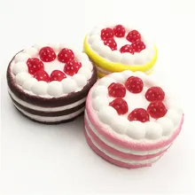 Мини-клубничный торт для снятия стресса мягкий медленно растущий крем Ароматизированная декомпрессионная игрушка для снятия стресса игрушки для детей-30