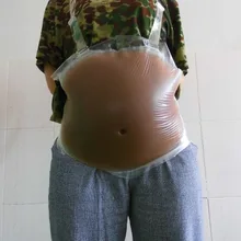 1850 г сексуальный пупок загар поддельный беременный живот ложный пивной живот для мужчин и женщин живот для 6-7 месяцев Беременная тест беременность жир