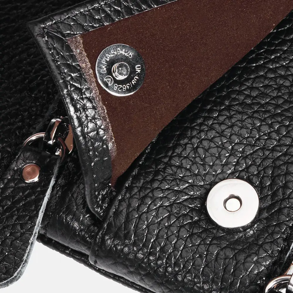 GZCZ Brands Men Messenger Bags Genuine Leather Shoulder Bags Male Thin Business Crossbody Bags for Men Zipper Designer Bags