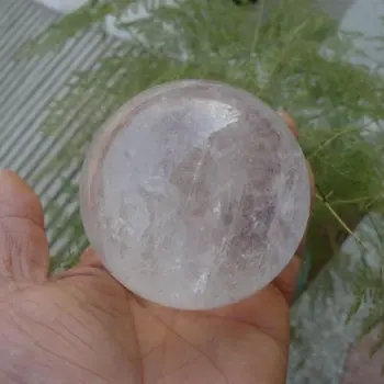 

ddh001089 NATURAL CLEAR QUARTZ CRYSTAL SPHERE BALL HEALING