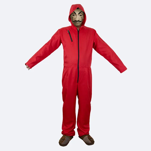 Us 1528 10 Di Scontosalvador Dali Movie Costume Soldi Heist La Casa Della Carta La Casa De Papel Cosplay Costumi Di Halloween Con La Faccia In