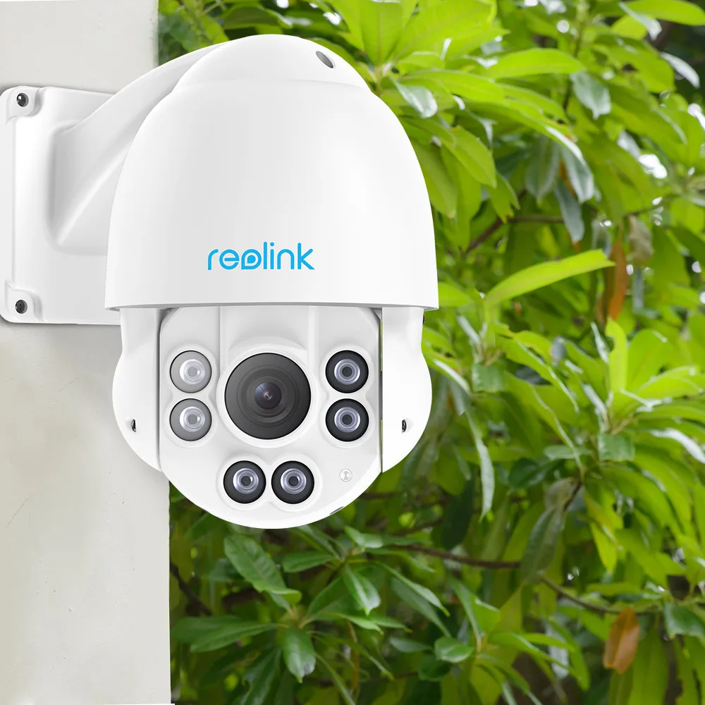 Reolink PTZ IP Камера PoE 4MP панорамирования/наклона 4x Оптический зум HD открытый