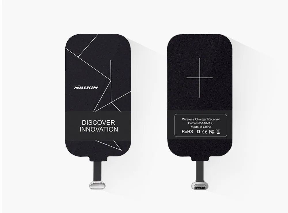 Для Xiaomi Mi6 Mi5 Nillkin Magic tags type-C беспроводной зарядный приемник и быстрый волшебный диск Qi Беспроводное зарядное устройство Pad type C