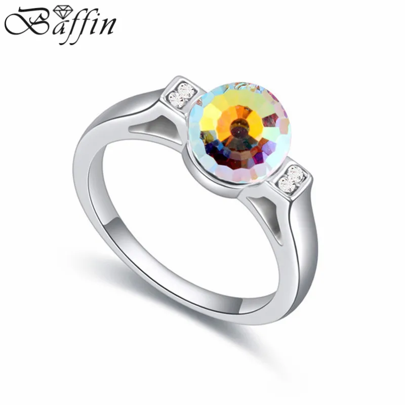 

High quality 100% Original Crystals From Swarovski Rings Fashion Jewelry Wedding Rings For Women wholesale