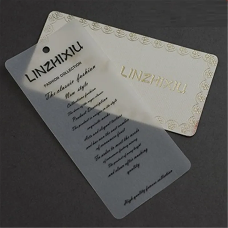 

Custom Size Garment Hang Tag Clothing Kraft Paper Hang Tag VK291