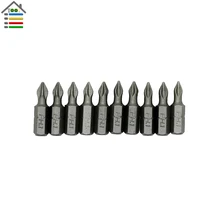 10pc PH1 Hex Magnetic Electric Screwdriver Bit Anti Slip Phillips Set Length 25mm Power Tool Accessories