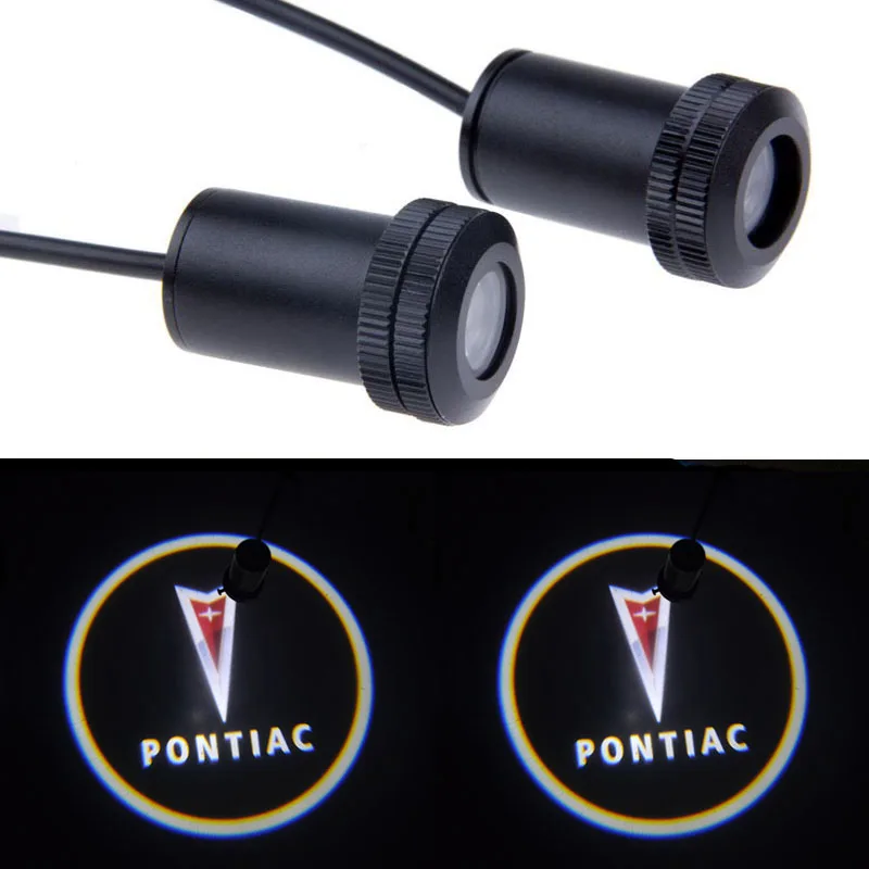 2pcs Ghost Shadow Logo welcome Car White LED Door Light Laser Courtesy Slide Projector logo Emblem light For PONTIAC 2pcs Ghost Shadow Logo welcome Car White LED Door Light Laser Courtesy Slide Projector logo Emblem light For PONTIAC