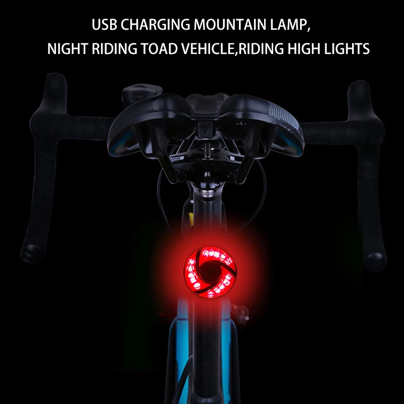 Excellent USB Rechargeable Bike Rear Light COB LED Bicycle Tail Light 3 Modes Built-in Battery Seat Post Cycling Safety Warning Light 5