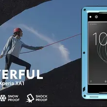 Бренд LOVE MEI Алюминиевый металлический корпус для Sony Xperia xa1(5 дюймов) Ударопрочный чехол для Sony Xperia xa1 Dual G3116 Life водонепроницаемый