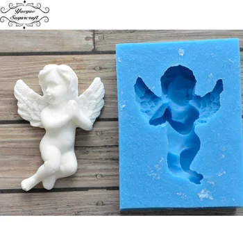 

Yueyue Sugarcraft Newest Angel Baby silicone mold fondant mold cake decorating tools chocolate gumpaste mold