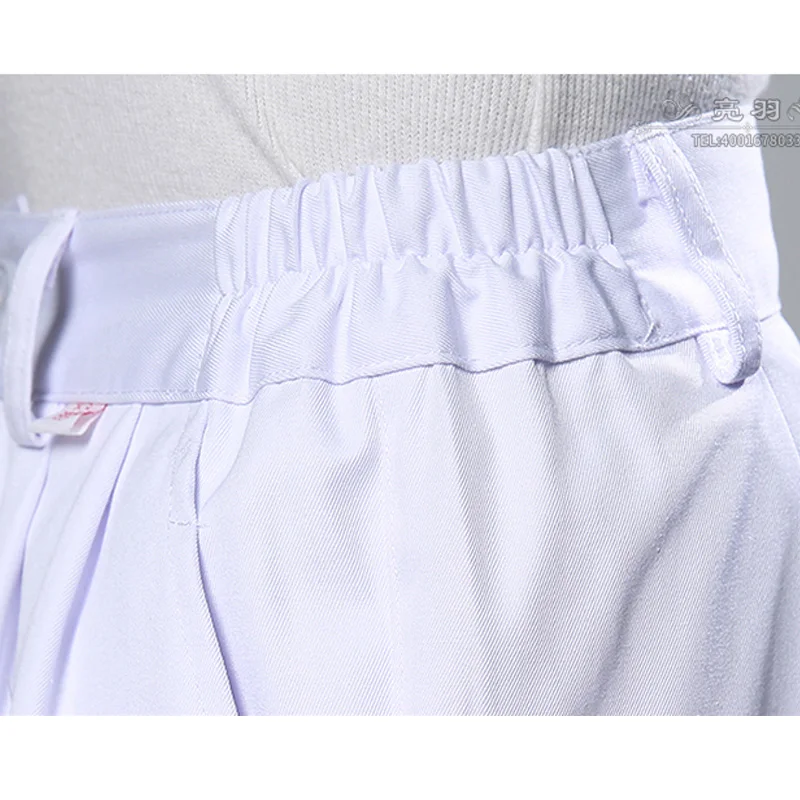 Женские брюки для медсестры унисекс Мужские брюки для доктора белые эластичные комбинезоны утепленные брюки для медсестер мужские рабочие брюки
