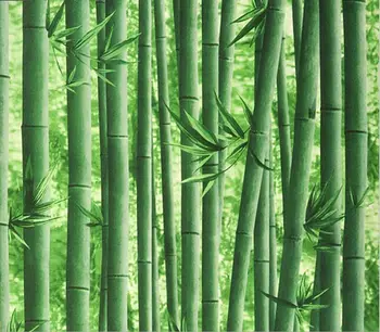 

Visual 3d bamboo wallpaper restaurant entrance living room TV background wall classical Chinese style wallpaper