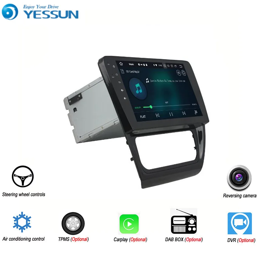 Cheap YESSUN Android 8.0 4G RAM For Volkswagen Jetta 2012~2014 Car Navigation GPS Multimedia Player mirror link Radio Touch Screen 1
