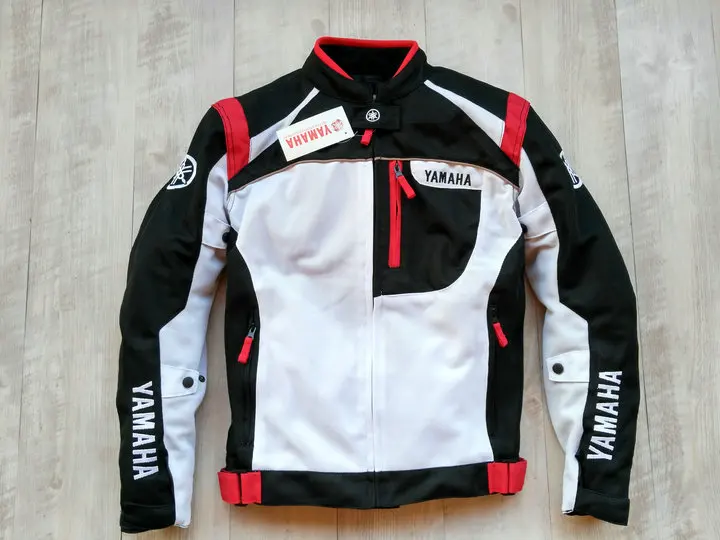 

Motorcycle Sports Textile Summer Mesh Blue Red Riding Jacket for YAMAHA Racing Sportswear Motorbike Clothing