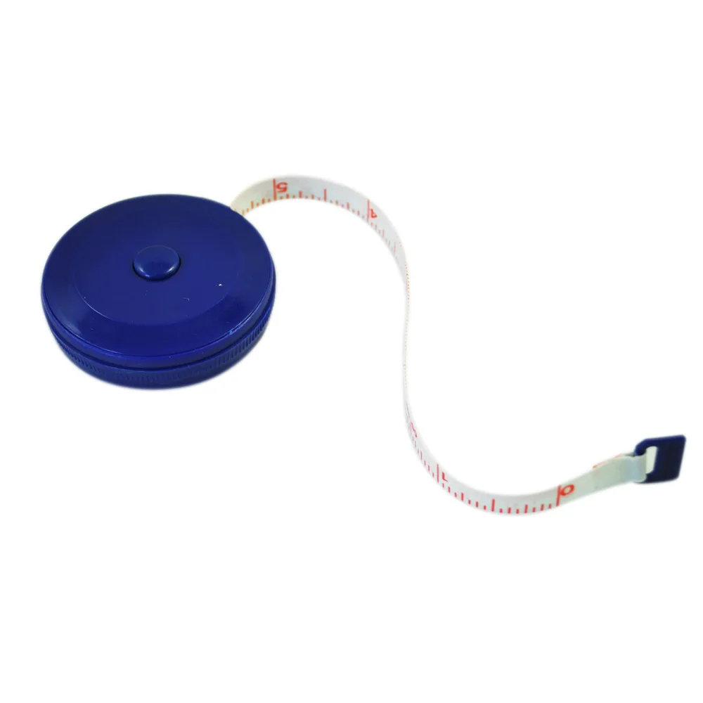 Promotion! New 3 Pcs 150cm 60 inch Push Button Blue Case Soft