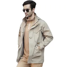 Pave Hawk M65 Тактический Тренч весна и осень на открытом воздухе Пеший Туризм Куртка Для мужчин Военная Униформа ветровка пальто классический