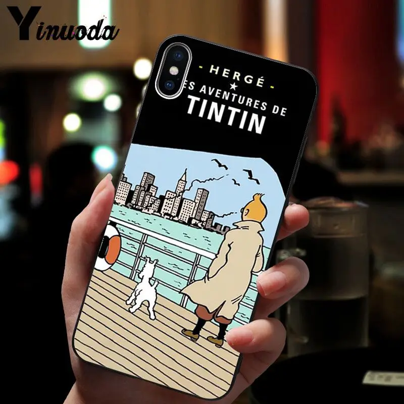 Yinuoda «Приключения Тинтина» Новинка чехол для телефона Fundas чехол для Apple iPhone 8 7 6 6S Plus X XS MAX 5 5S SE XR чехол - Цвет: A16