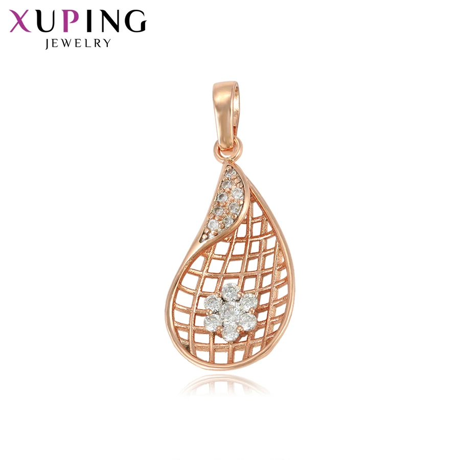 

Xuping Fashion Flower Shaped Slide Necklace Pendant New Design Charms Style Jewelry Valentine's Day Gift S81,5-33307